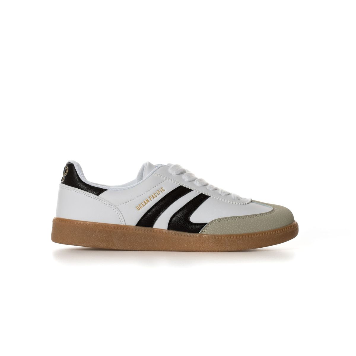 OCEAN PACIFIC - Tenis Ocean Pacific Yolanda Para Mujer Color Blanco y Negro