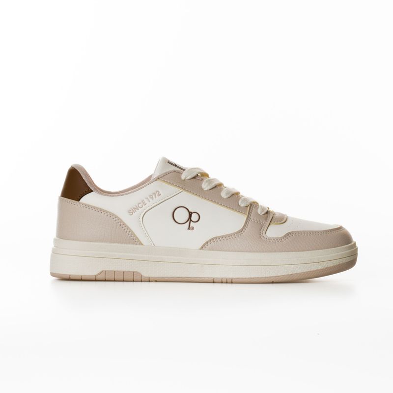 OCEAN PACIFIC - Tenis Ocean Pacific Ati Para Hombre Color Blanco y Beige