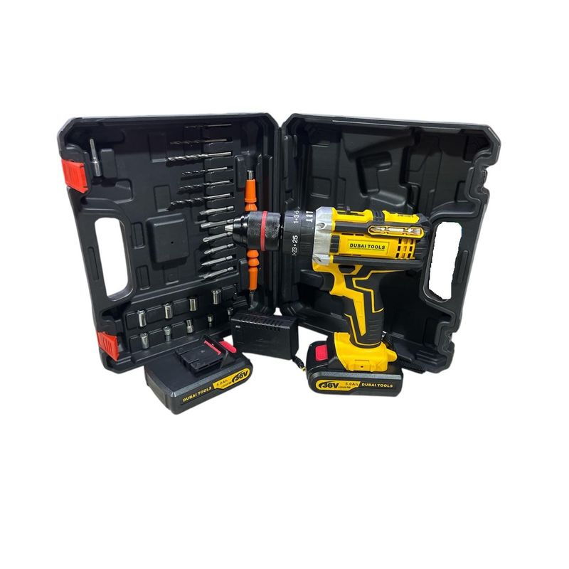 GENERICO - Taladro Inalámbrico 24v Percutor Para Trabajo Pesado