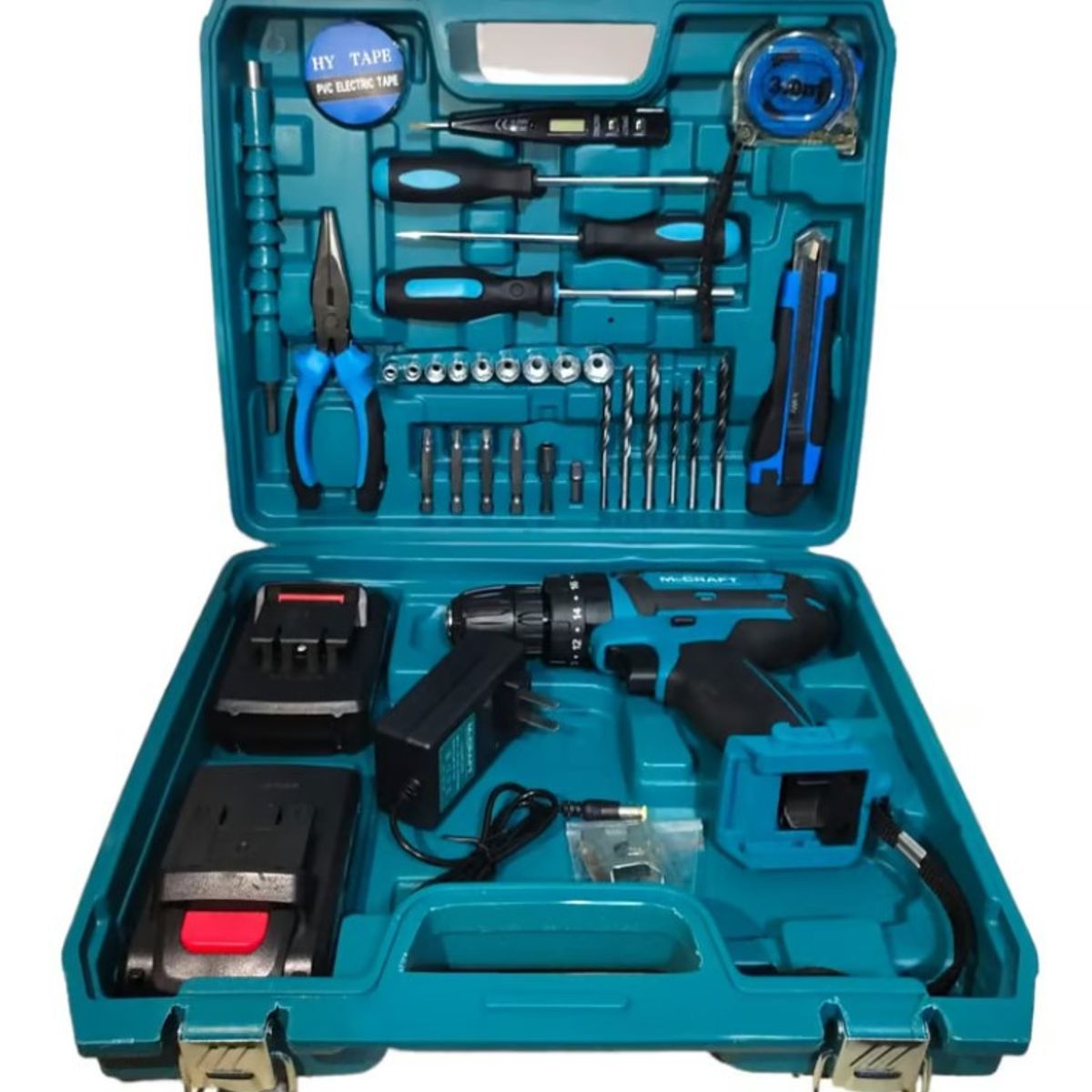 GENERICO - Taladro manual 24v doble bateria mas accsesorios uso profesional