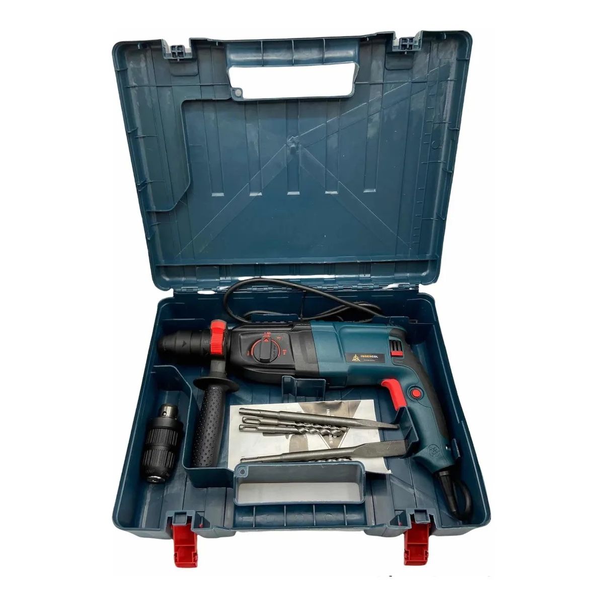 GENERICO - Taladro Rotomartillo Percutor Doble Mandril Con Caja 110volt
