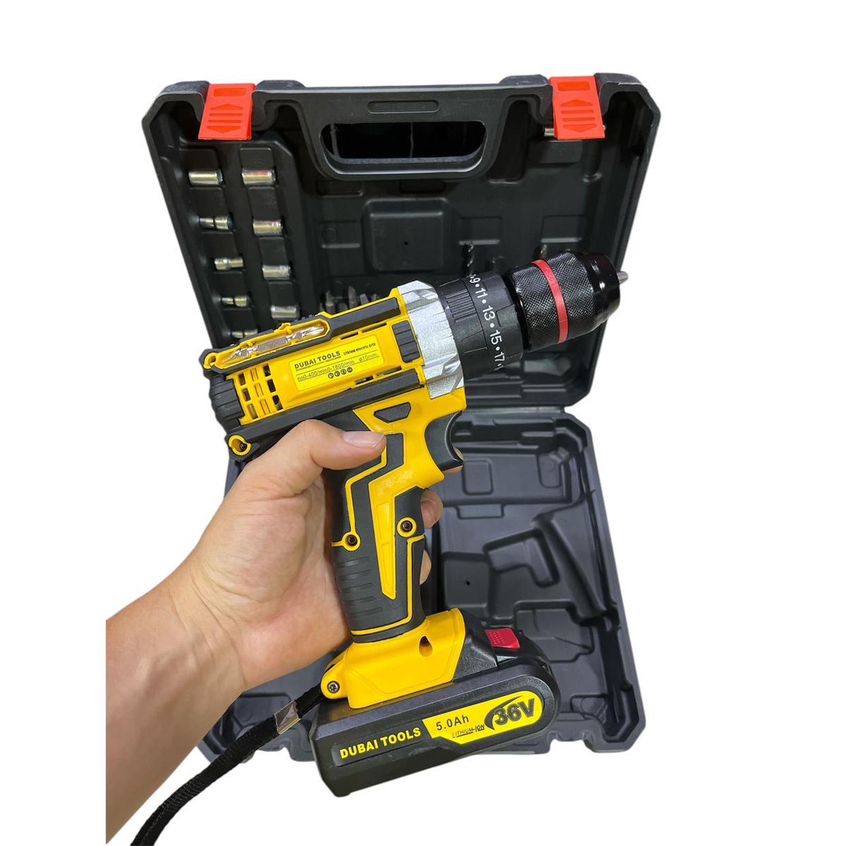 GENERICO - Taladro Inalámbrico 24v Percutor Para Trabajo Pesado