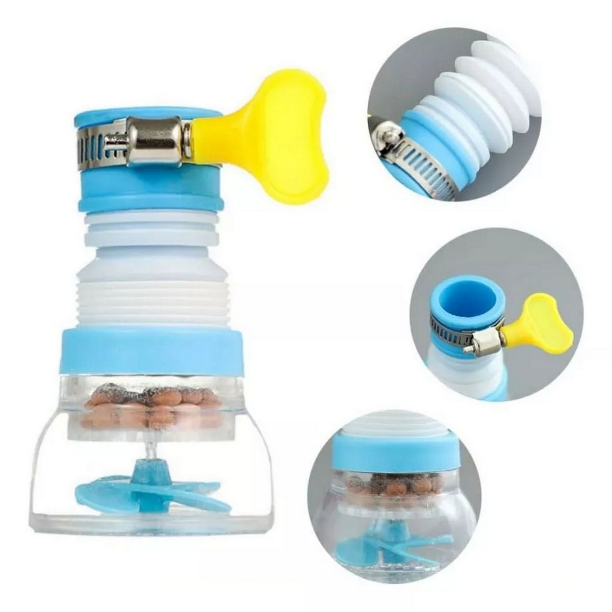 DAYOSHOP - Grifo Ahorrador Purificador Agua Giratorio 360° 2 En 1 Full