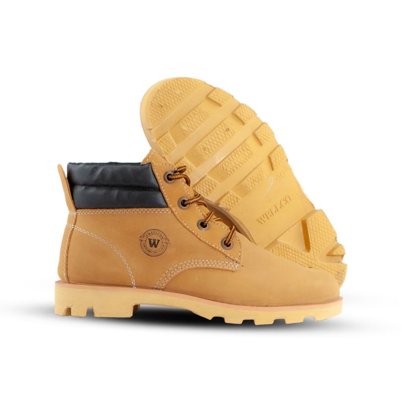 GENERICO - BOTA CUERO NOBUCK ORO