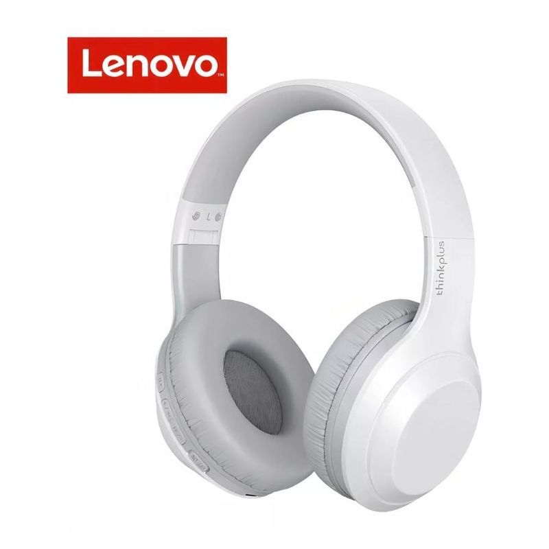LENOVO - Audifonos Diadema Bluetooth Thinkplus Auriculares Lenovo TH10 Blanco