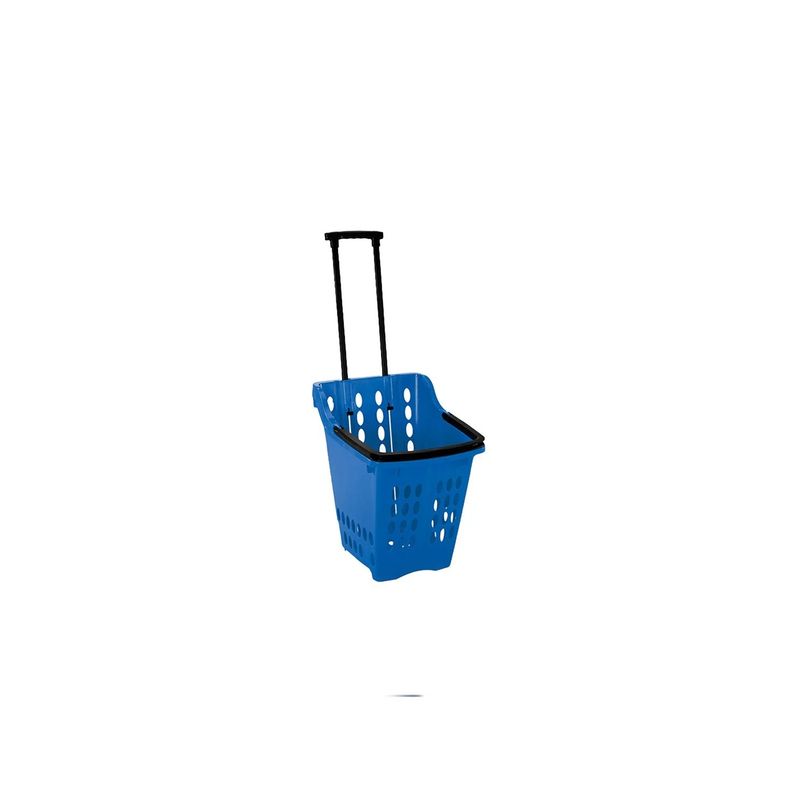 RIMAX - Cesta Trasportadoras Ruedas 31 L, Compras De Mercado