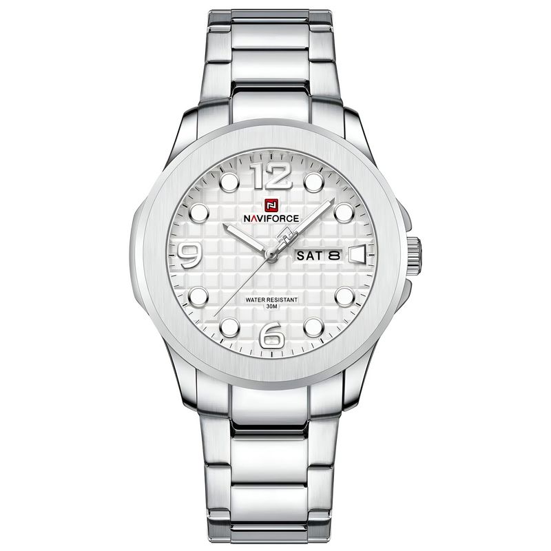 GFORCE - Reloj Naviforce Casual Nf9244 Acero Hombre + Estuche