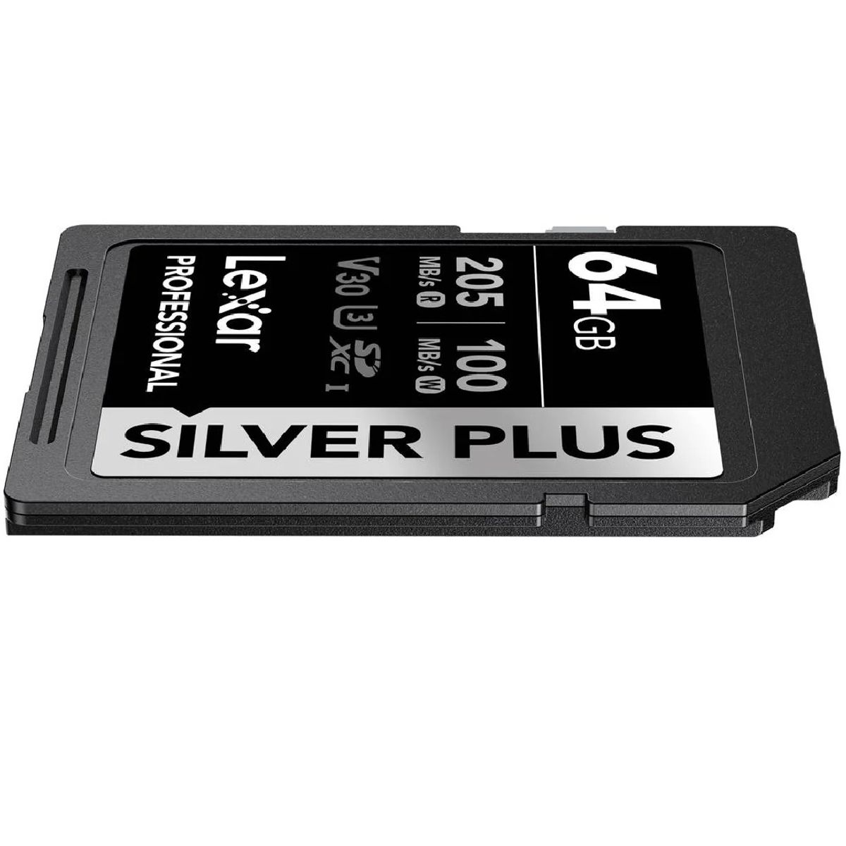 LEXAR - Memoria SD Lexar  Silver Plus 205 Mb/s - 64 Gb