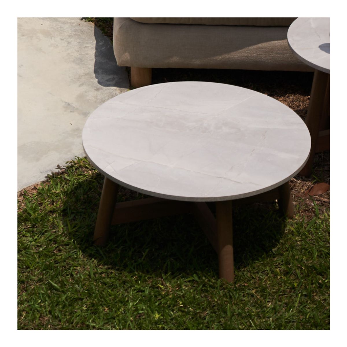 ENMADERA - Set de mesas redondas calma