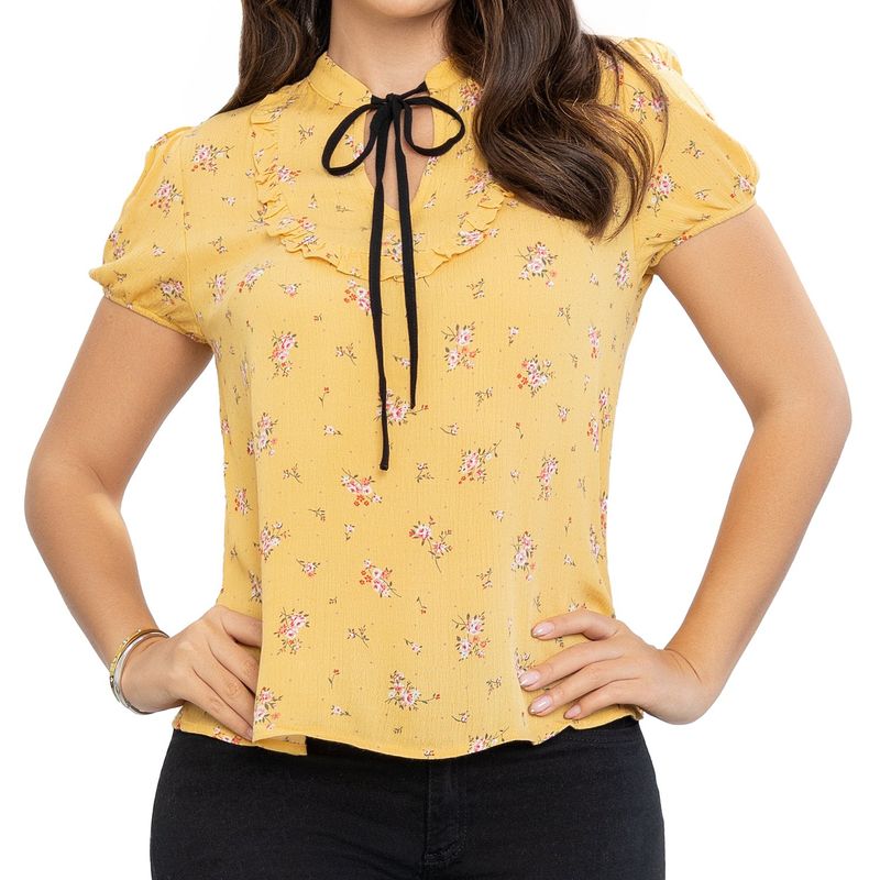 CROYDON - Blusa Alina Amarillo para Mujer Croydon