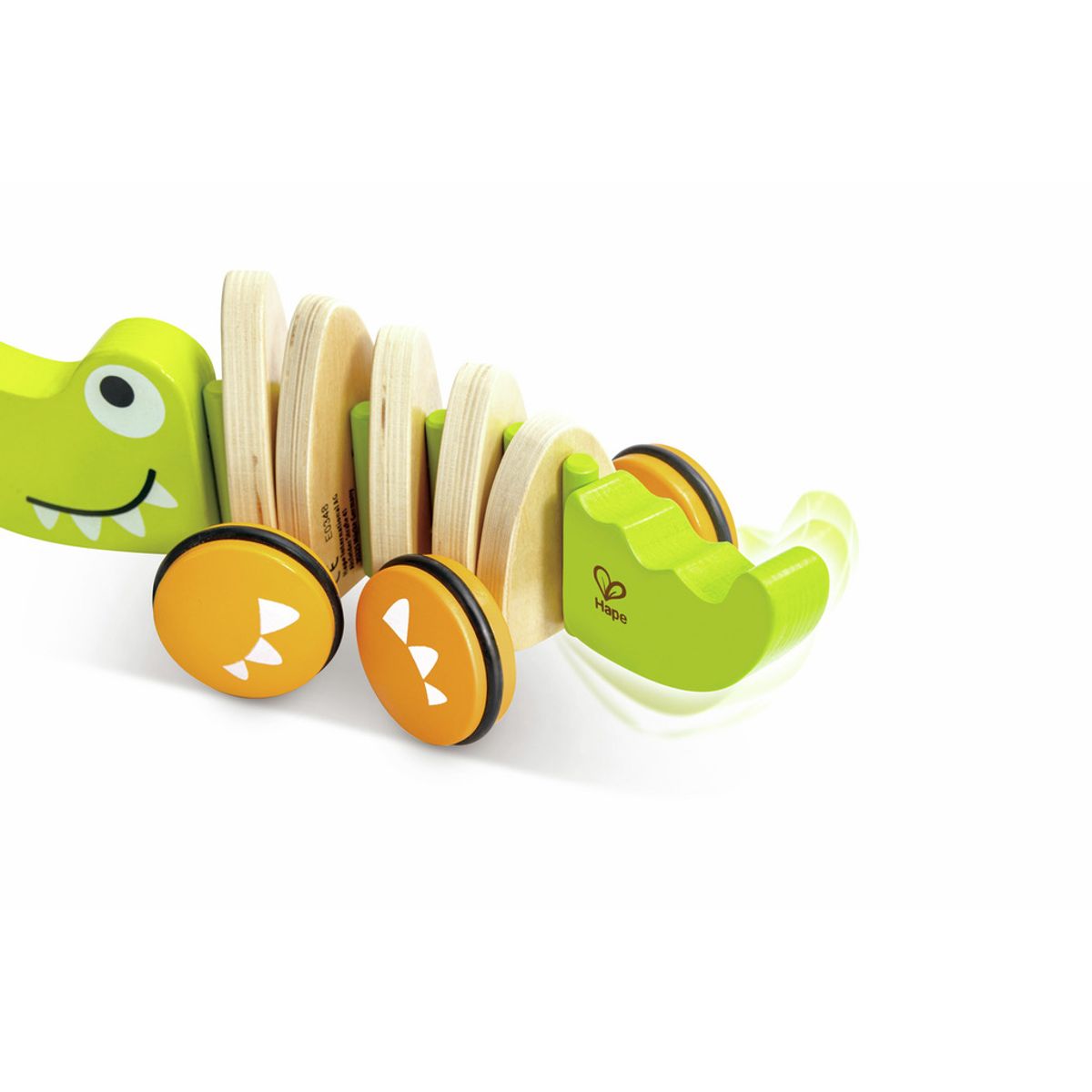 HAPE TOYS - COCODRILO PARA HALAR EN MADERA HAPE - JUGUETE PARA NIÑOS
