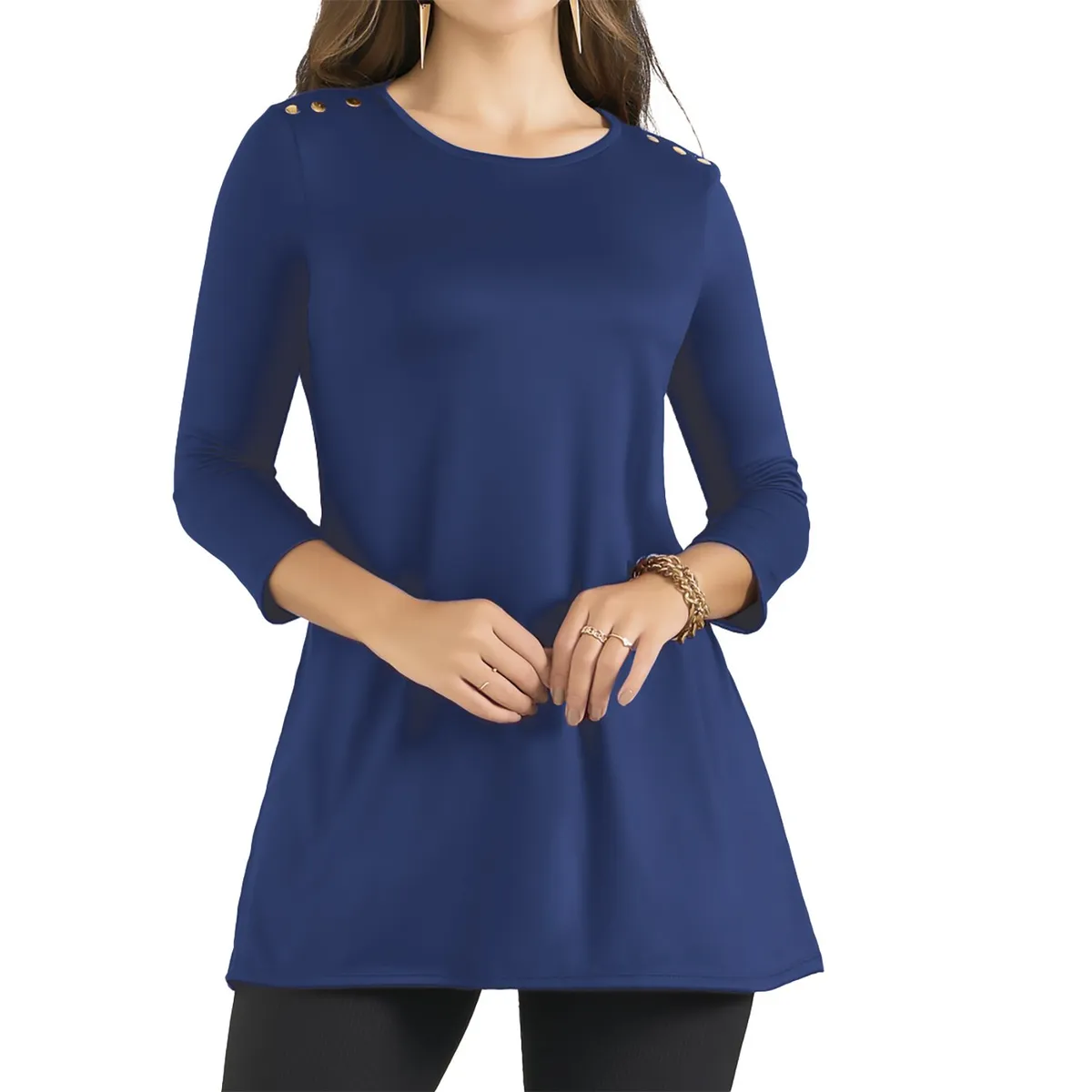 CROYDON - Vestido Paulete Azul Osc Croydon para Mujer