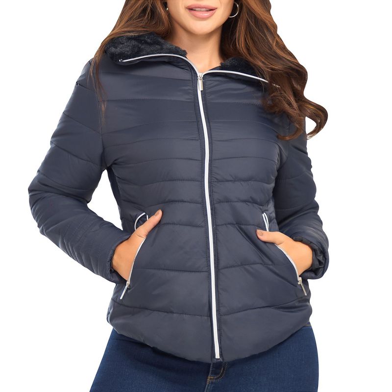 CROYDON - Chaqueta Lorena Azul Osc para Mujer Croydon