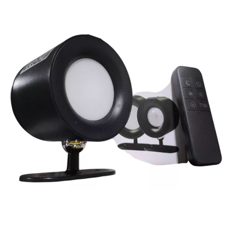 GENERICO - Kit Lámpara Pared Magnética Recargable Control Luz Nocturna