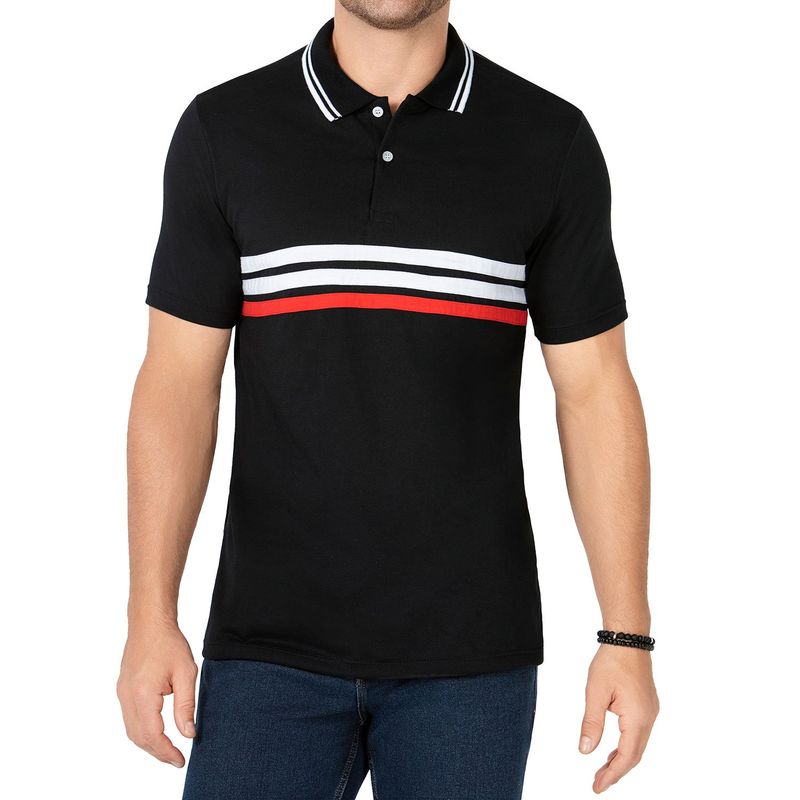 CROYDON - Camiseta Polo Lucas Negro para Hombre Croydon