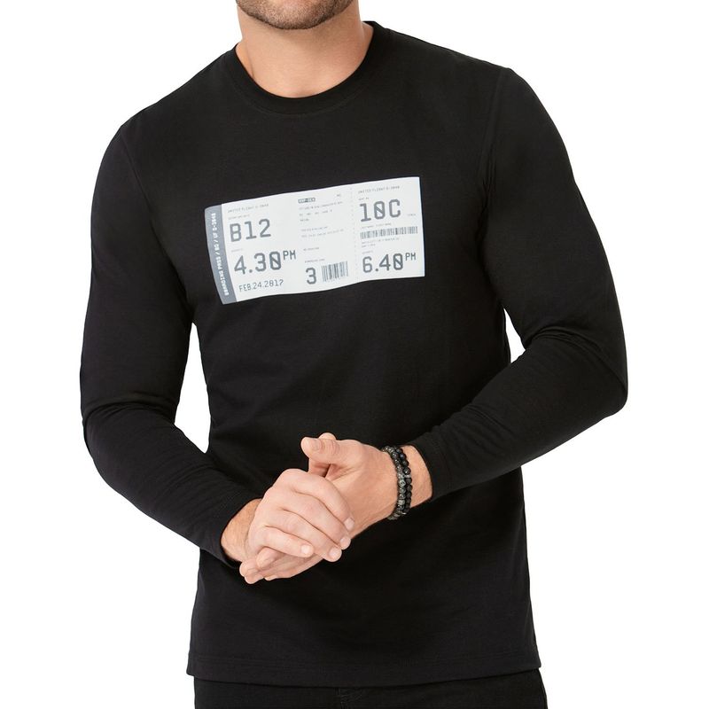 CROYDON - Camibuzo Enzo Negro para Hombre Croydon
