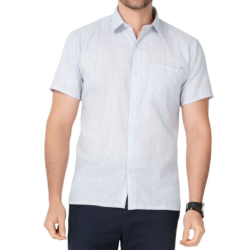 CROYDON - Camisa Marco Azul Celeste para Hombre Croydon