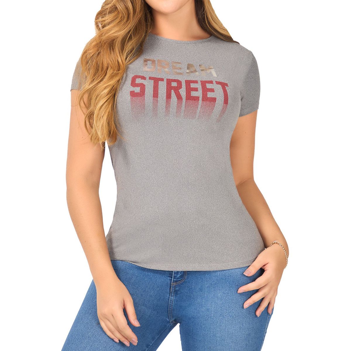 CROYDON - Camiseta Emilia Gris Croydon para Mujer