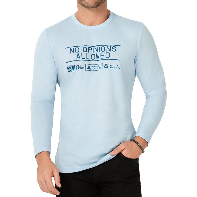 CROYDON - Camibuzo Federico Azul Celeste para Hombre Croydon