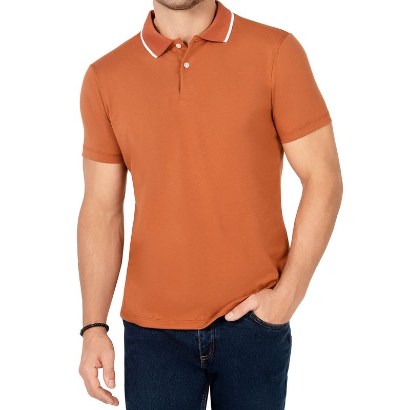 CROYDON - Camiseta Polo Lucas Terracota para Hombre Croydon