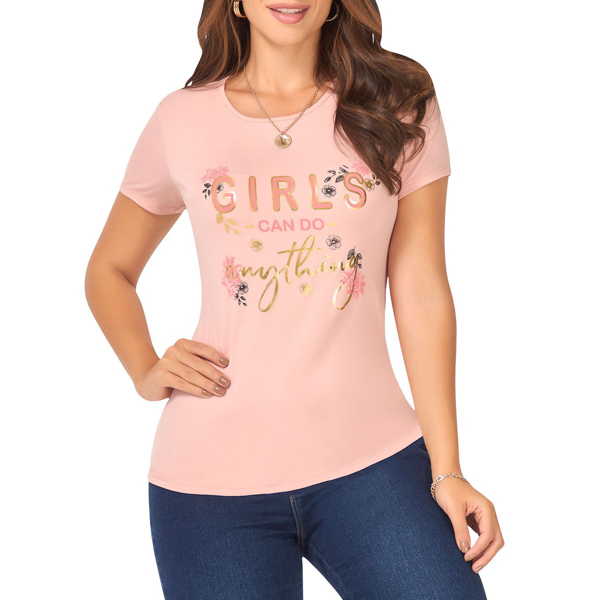 CROYDON - Camiseta Tamara Rosa Croydon para Mujer