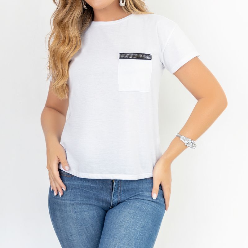 CROYDON - Blusa Francia Blanco para Mujer Croydon