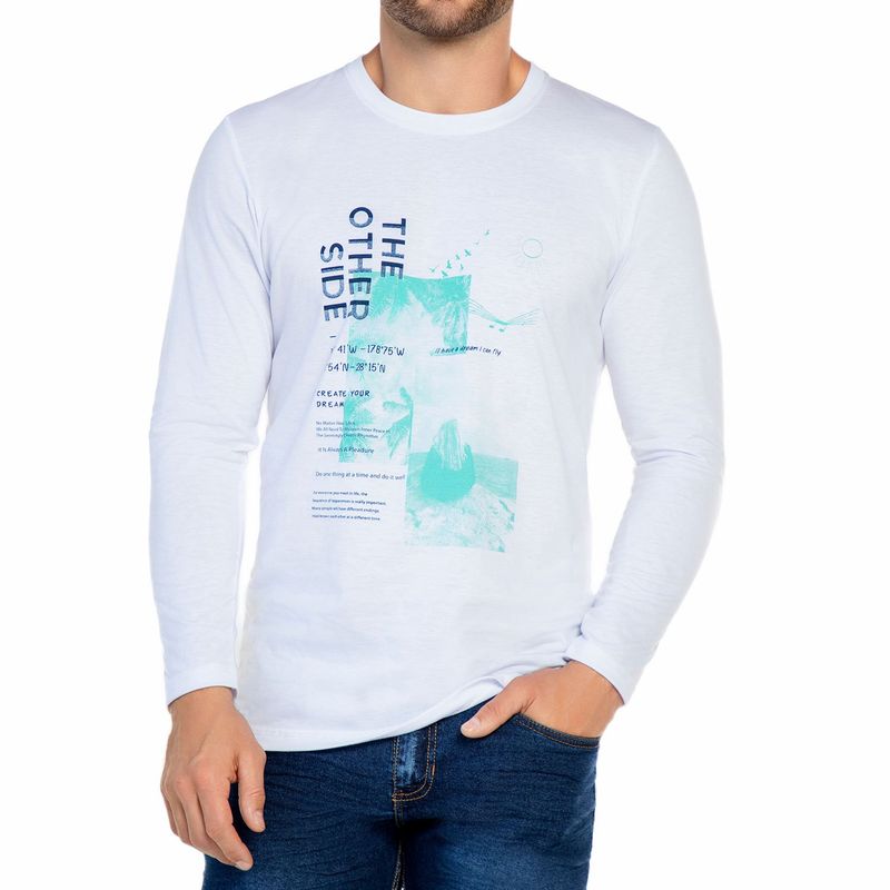 CROYDON - Camibuzo Alberto Blanco para Hombre Croydon