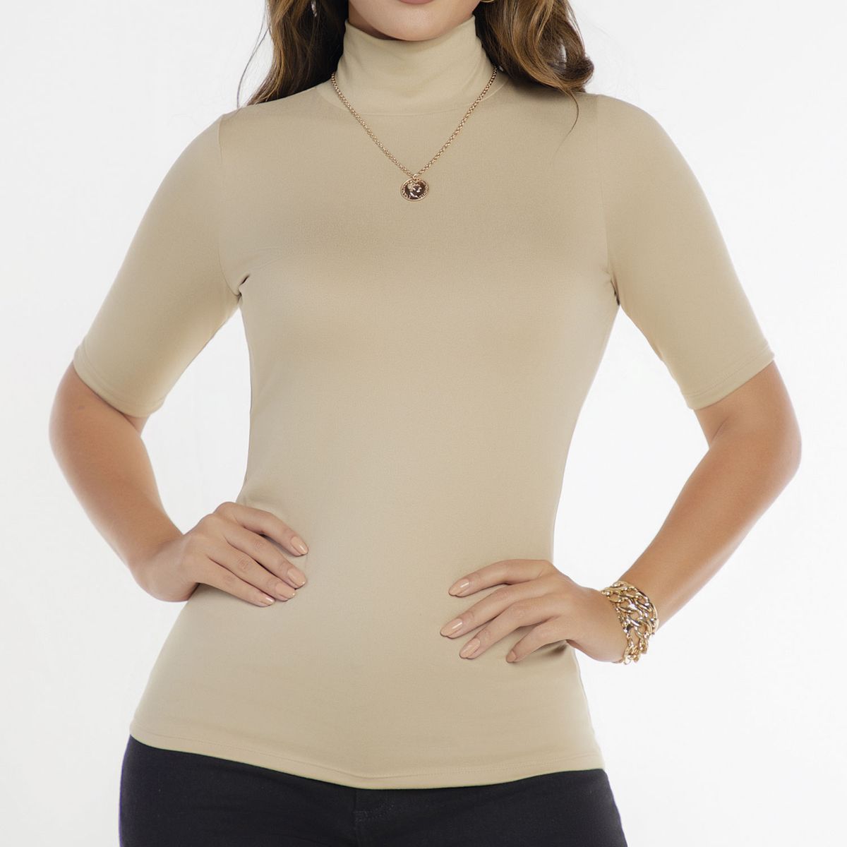 CROYDON - Blusa Julietha Beige Croydon para Mujer