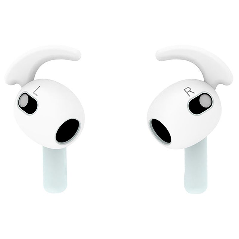 GENERICO - Soporte Anticaída Para AirPods 3 Auricular Bluetooth Blanco Orejera
