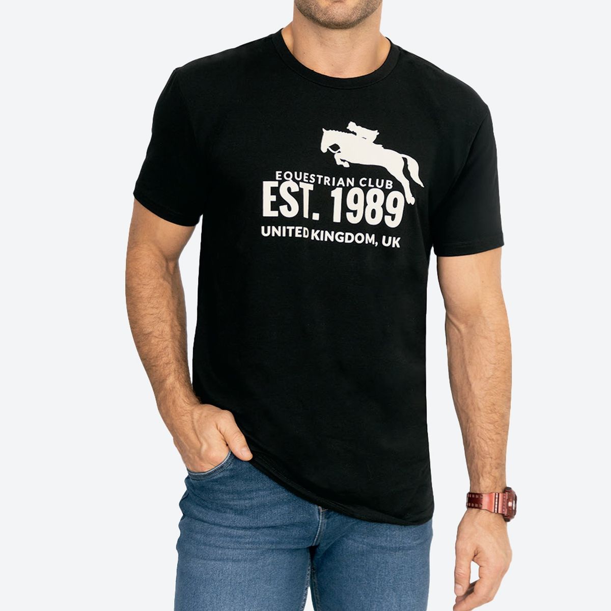 CROYDON - Camiseta Evan Negro Croydon para Hombre