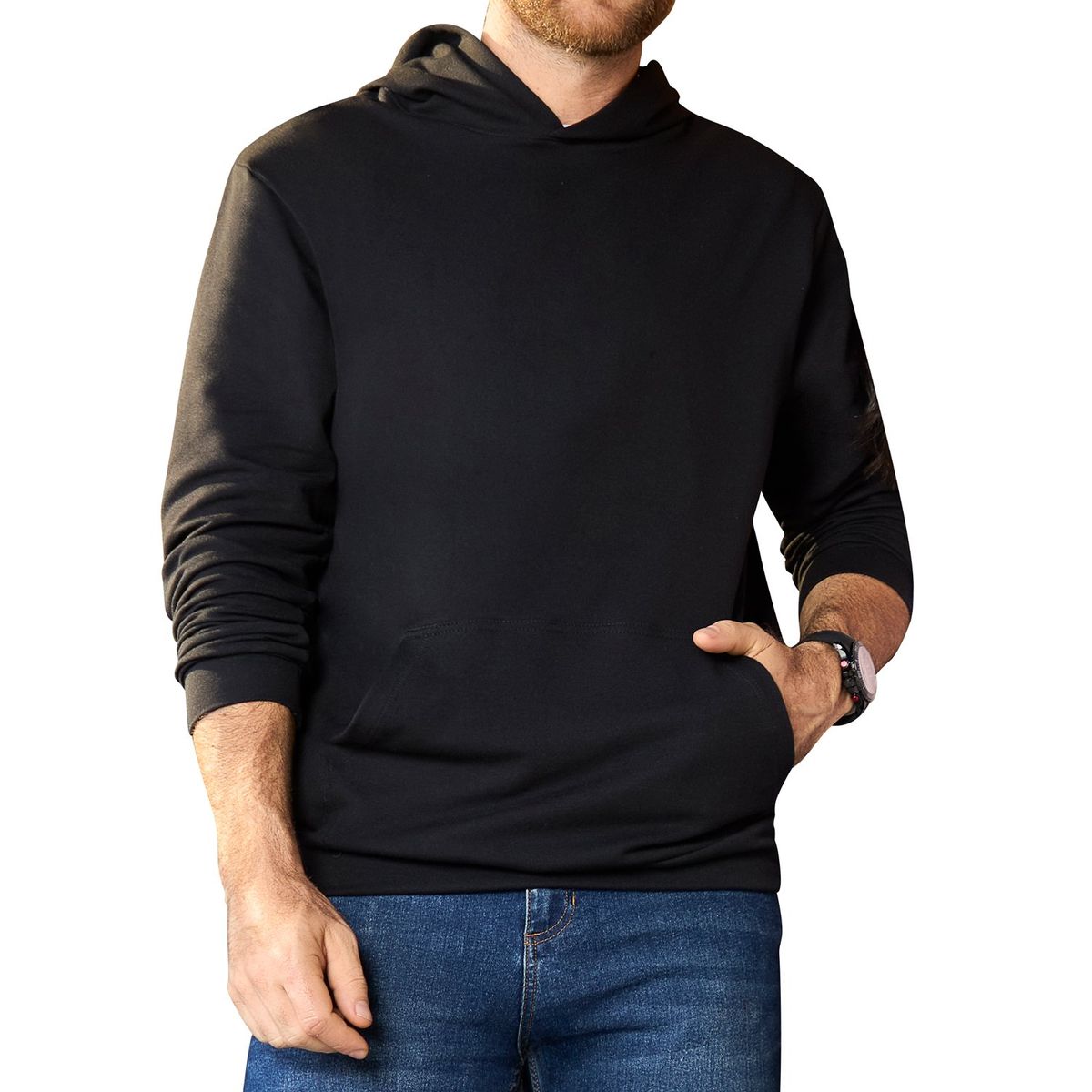 CROYDON - Buzo Authenticman Negro Croydon para Hombre