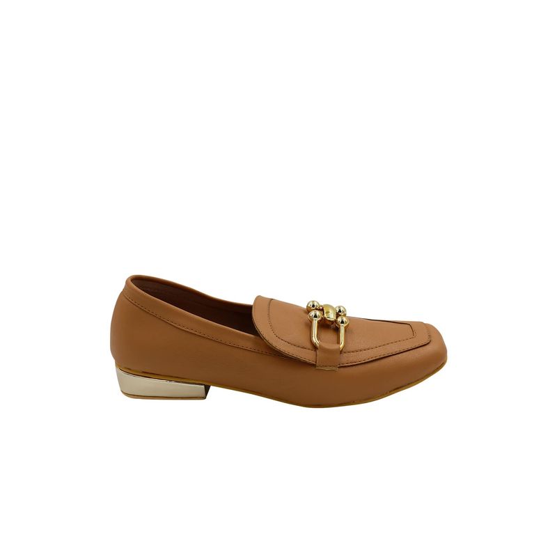 MERCEDES CAMPUZANO - Mocasin Carol Mercedes Campuzano de Mujer Beige