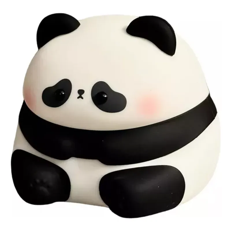 GENERICO - Lampara Led Panda Luz Nocturna Mesita Noche Recargable Usb-c