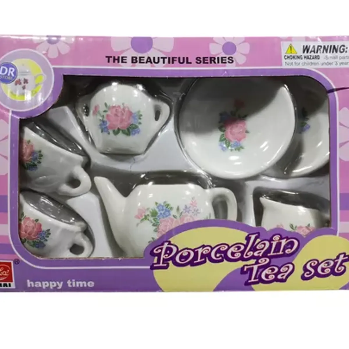 GENERICO - Juego De Te Vajilla Porcelana Mini Juguete Niño Niña Tetera