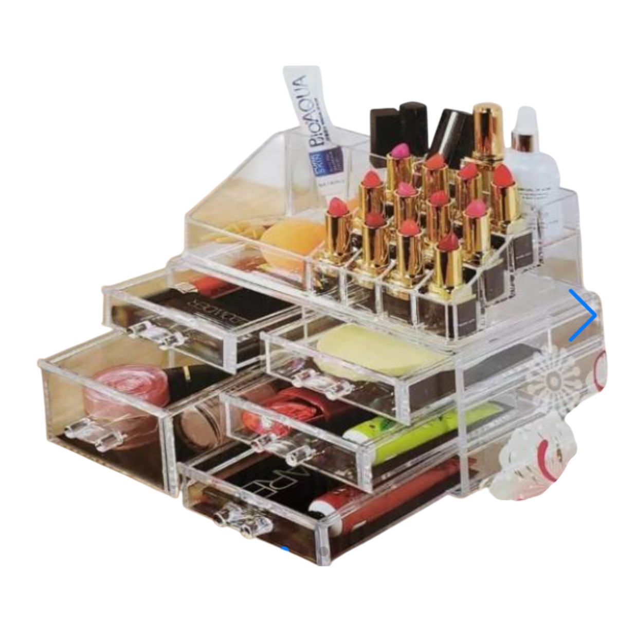 GENERICO - Cosmetiquero Acrilico Estante 5 cajones JX-205