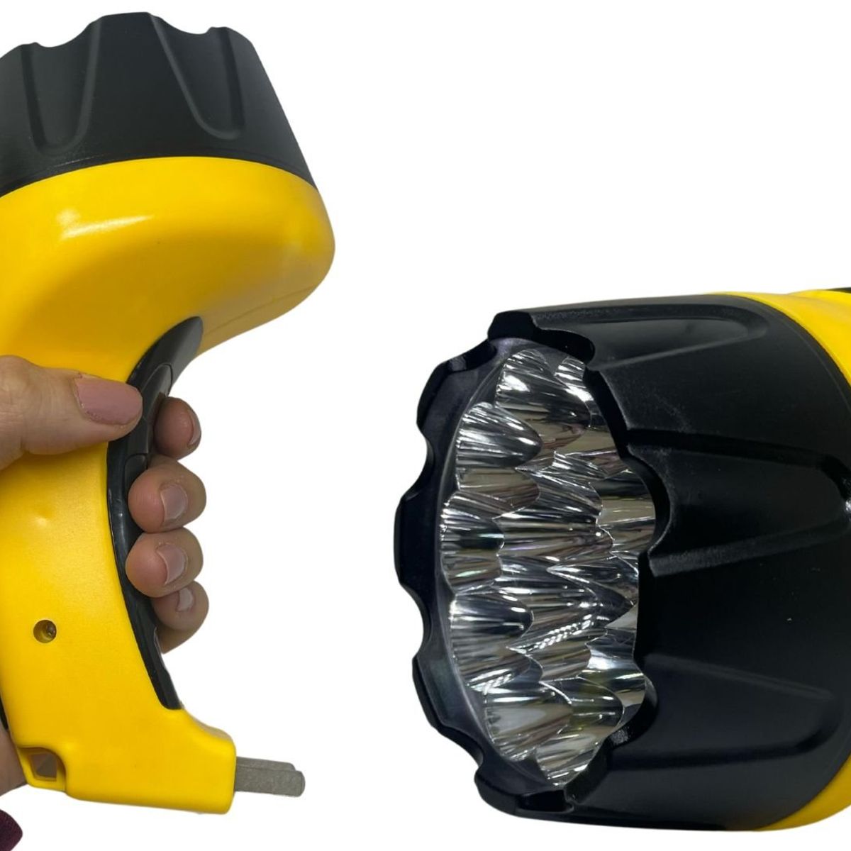 MAZUGI - Linterna grande Reflectora Recargable a toma dura más de 48h