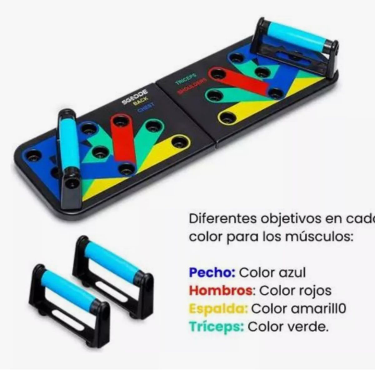 GENERICO - Tabla Para Flexiones Multiusos PUSH UP