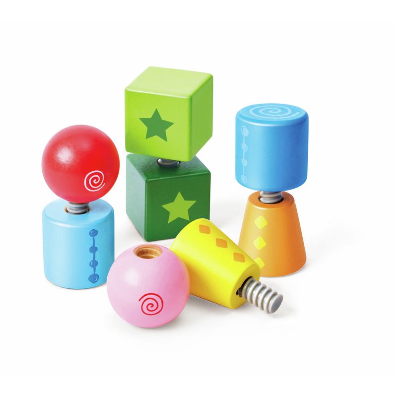 HAPE TOYS - GIROS Y TORNILLOS HAPE - JUGUETE EDUCATIVO PARA NIÑOS