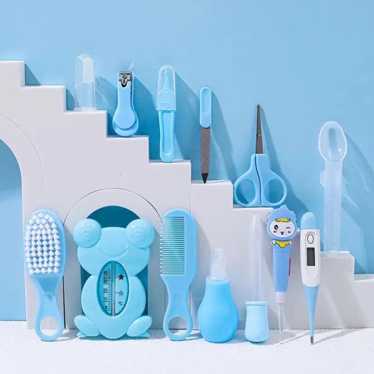 MUNDO BEBE - Set de cuidado Kit de aseo bebe enfermería niño13piezas