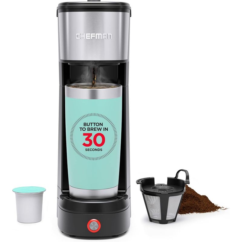 CHEFMAN - Cafetera Chefman InstaCoffee Max Café simple y delicioso