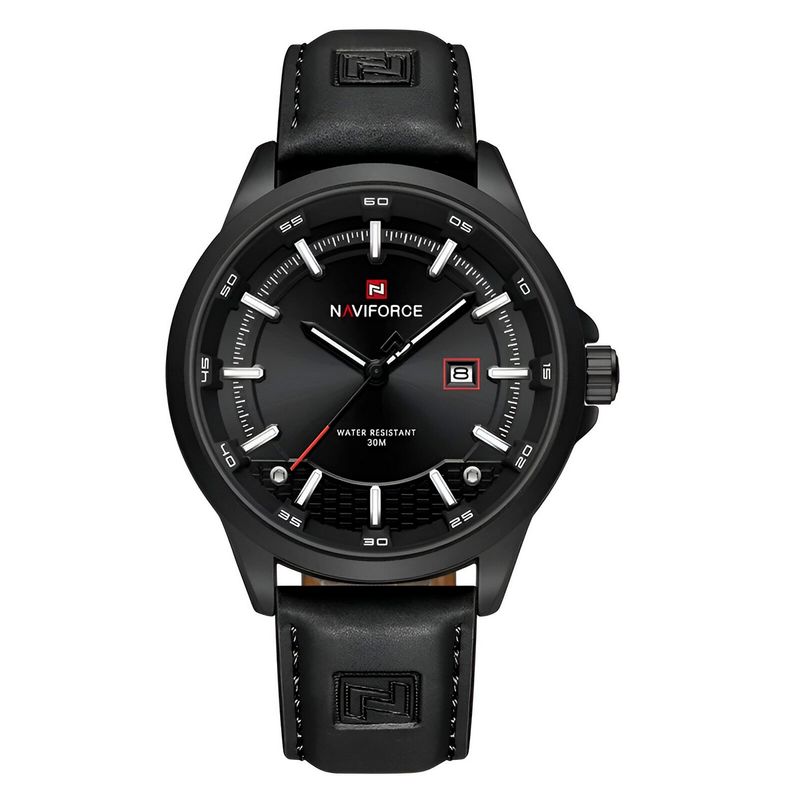 NAVIFORCE - Reloj Naviforce Casual Nf9248l Cuero Hombre + Estuche