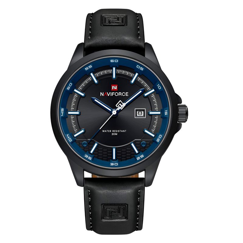 NAVIFORCE - Reloj Naviforce Casual Nf9248l Cuero Hombre + Estuche