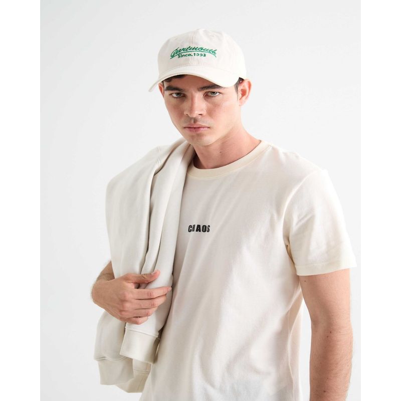 SEVEN SEVEN - Camiseta Para Hombre Manga Corta Cuello Redondo Color Marfil Marca Seven Seven #45092661