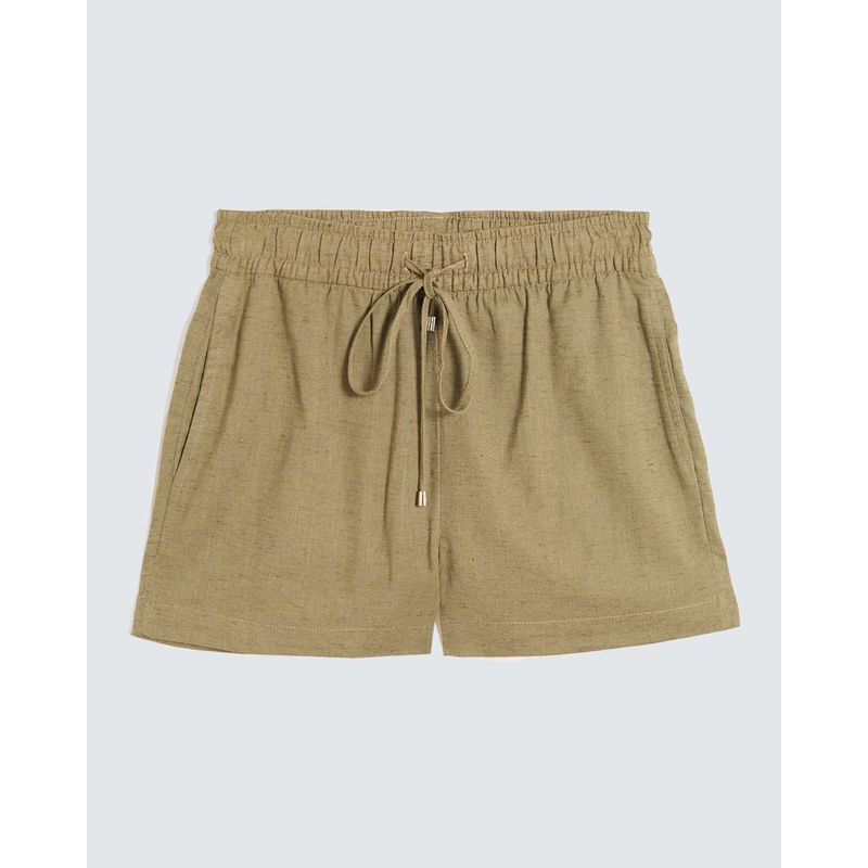 SEVEN SEVEN - Short Para Mujer Multiusos Plano Color Verde Marca Seven Seven #28191061