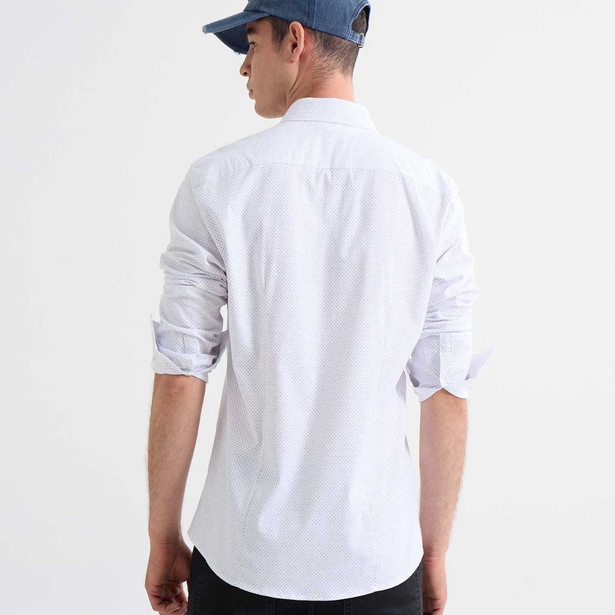 SEVEN SEVEN - Camisa De Hombre  Color Blanco Marca Seven Seven #45012113