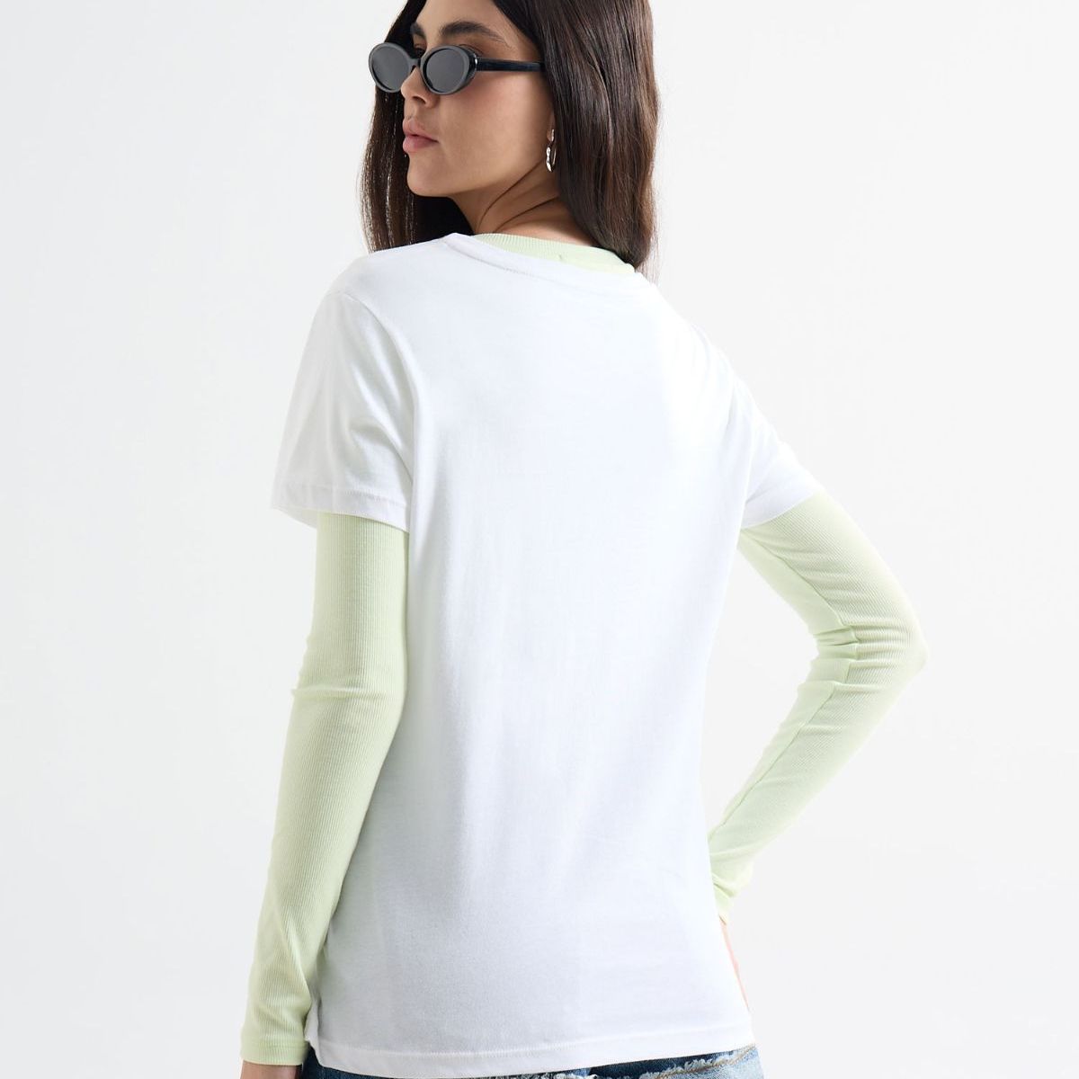 SEVEN SEVEN - Camiseta De Mujer  Color Crudo Marca Seven Seven #28096201