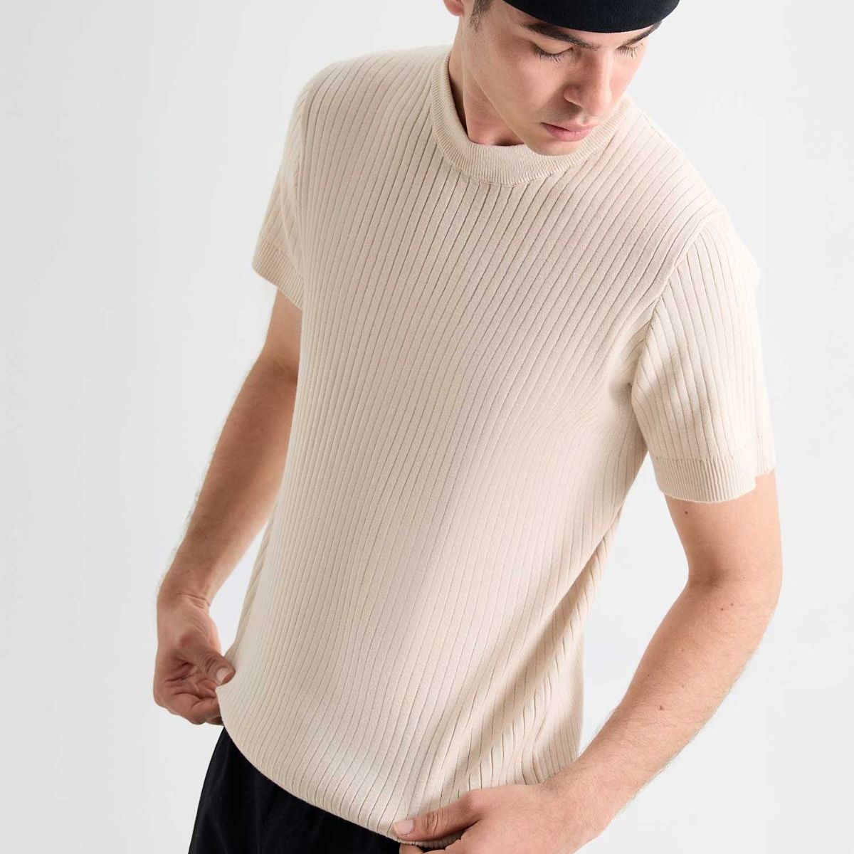 SEVEN SEVEN - Camiseta De Hombre  Color Arena Marca Seven Seven #45092693