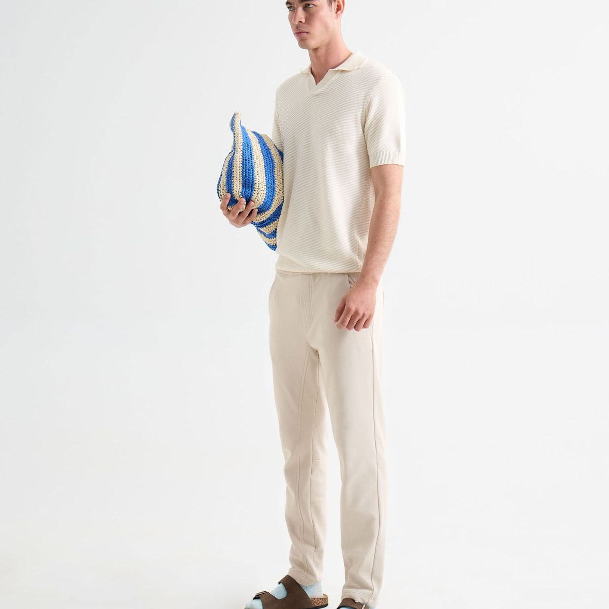 SEVEN SEVEN - Pantalón Para Hombre Jogger Color Marfil Marca Seven Seven #45071123