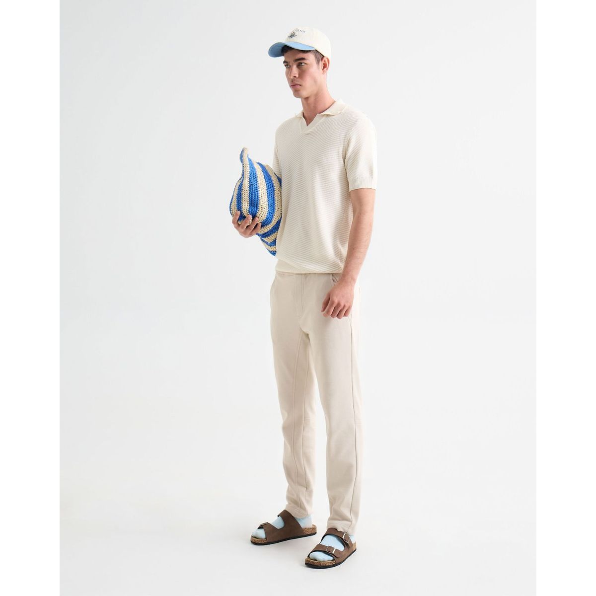 SEVEN SEVEN - Pantalón Para Hombre Jogger Color Marfil Marca Seven Seven #45071123