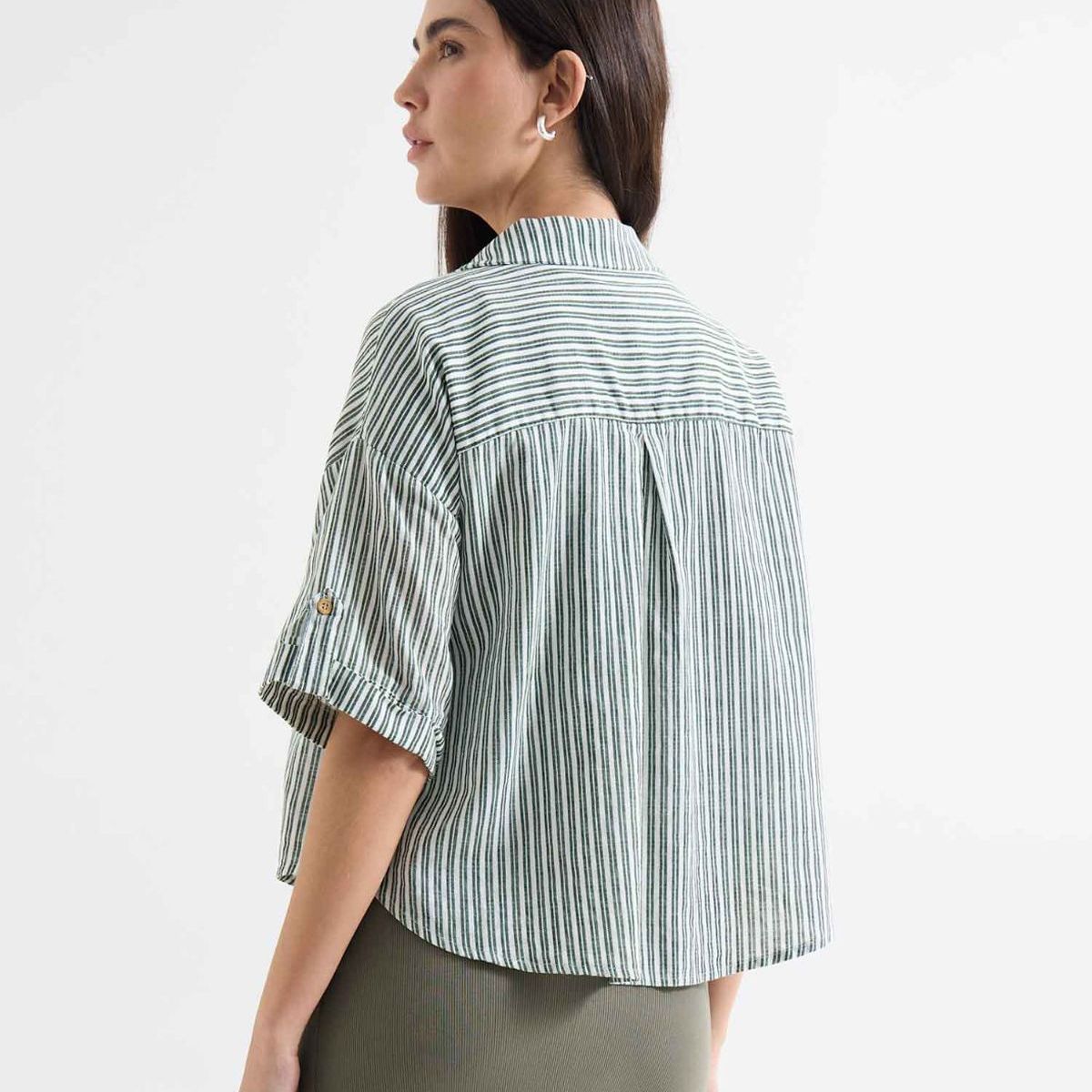 SEVEN SEVEN - Blusa Para Mujer Manga Corta Color Verde Marca Seven Seven #28124012